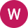 Picture of W Logo in Pink Circle